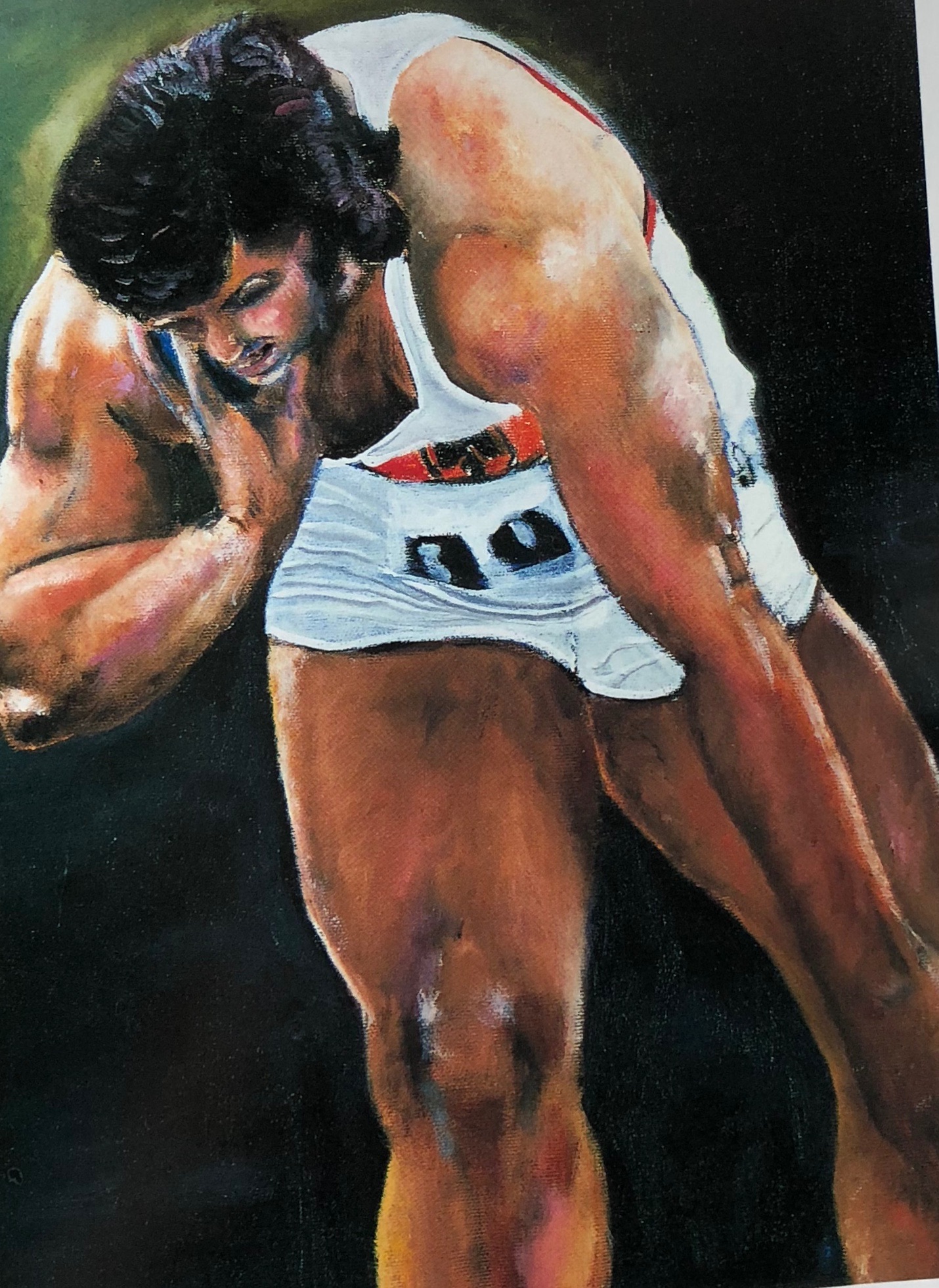 Athletes  Paintings by Joe Wilder MD
