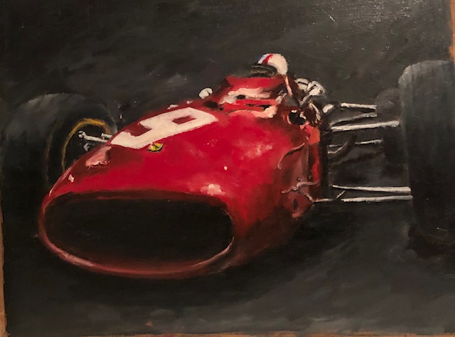 Joe Wilder MD Artist Red Race Car