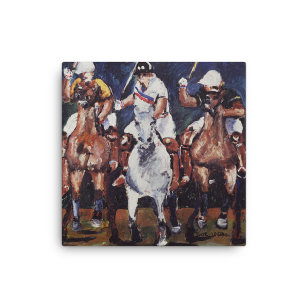Polo Players Canvas Art Print
