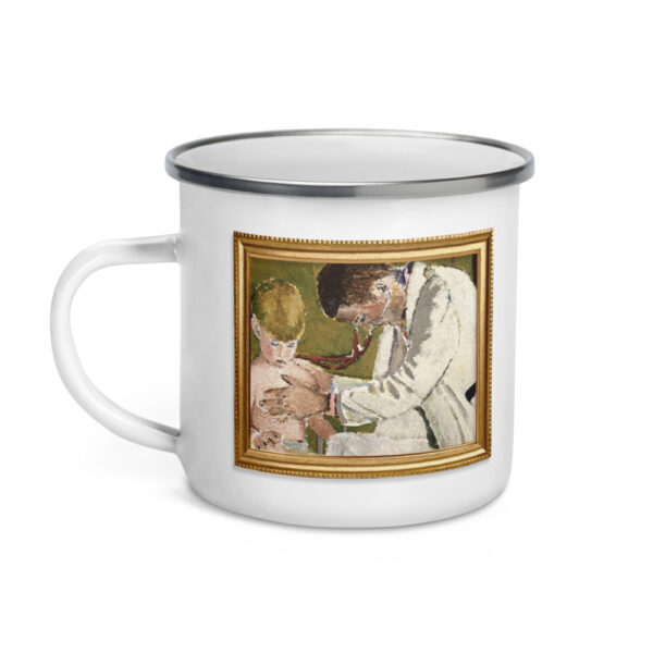 Personalize Pediatrician Enamel Coffee Mug