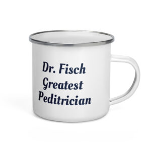 Personalize Pediatrician Enamel Coffee Mug