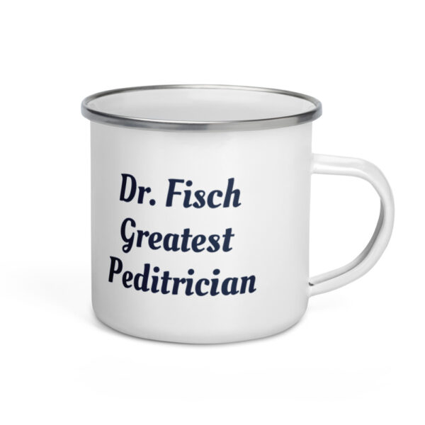 Personalize Pediatrician Enamel Coffee Mug