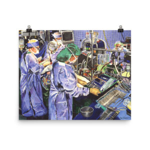 Nurse In The Operating Room – Museum Quality Paper Poster