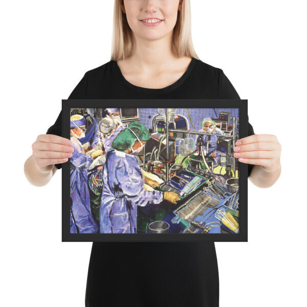 OR Nurse in Operating Room Surgery  Framed Poster