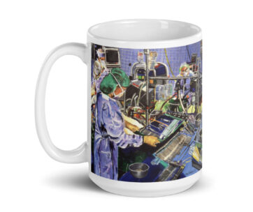 Anesthesiologist in Operating Room - Coffee Mug
