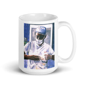 Surgeon Removing Gloves After Surgery Surgeon Coffee Mug Thank You Gift