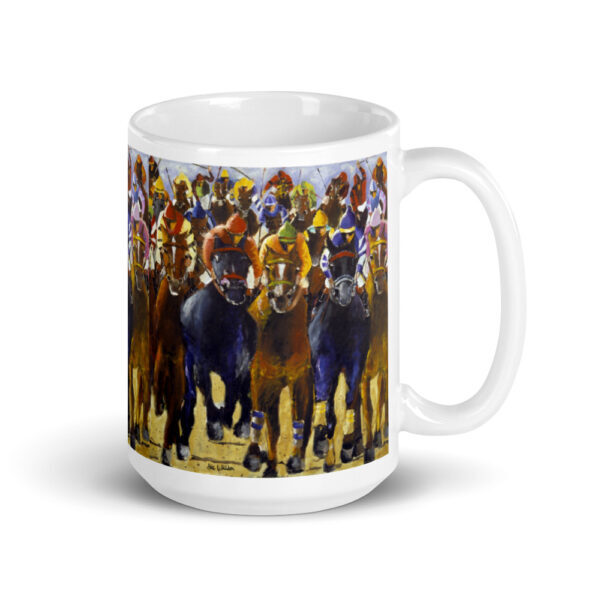 horse racing coffee mugs