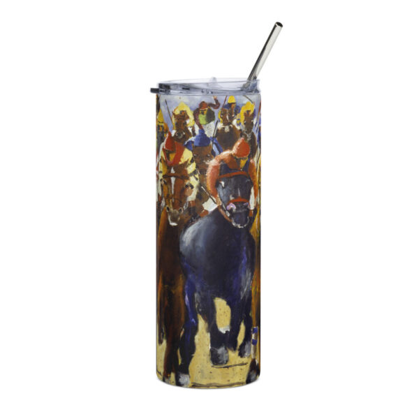 Horse Racing Thorobred Stainless steel tumbler