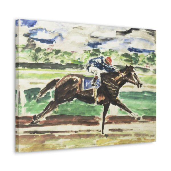 Joe Wilder's Race Horse Masterpiece: Captivating Canvas Wall Art