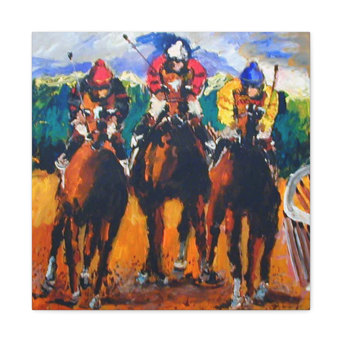 Horse Racing in Every Stroke: Joe Wilder's Horse Canvas Wall Art Odyssey