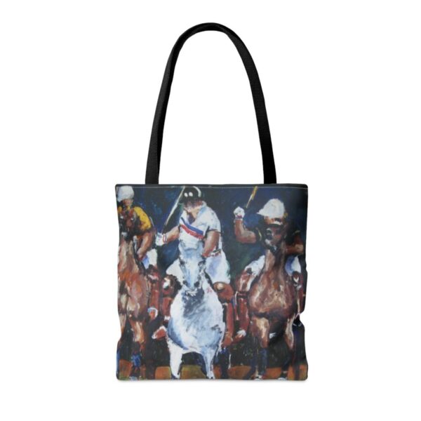 Polo Ponies & Player Tote Bag Polo Original Art Equestrian Tote Bag