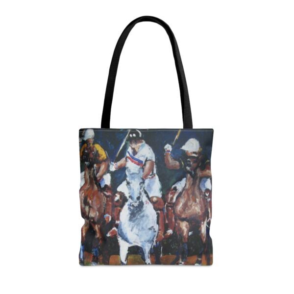 Polo Ponies & Player Tote Bag Polo Original Art Equestrian Tote Bag