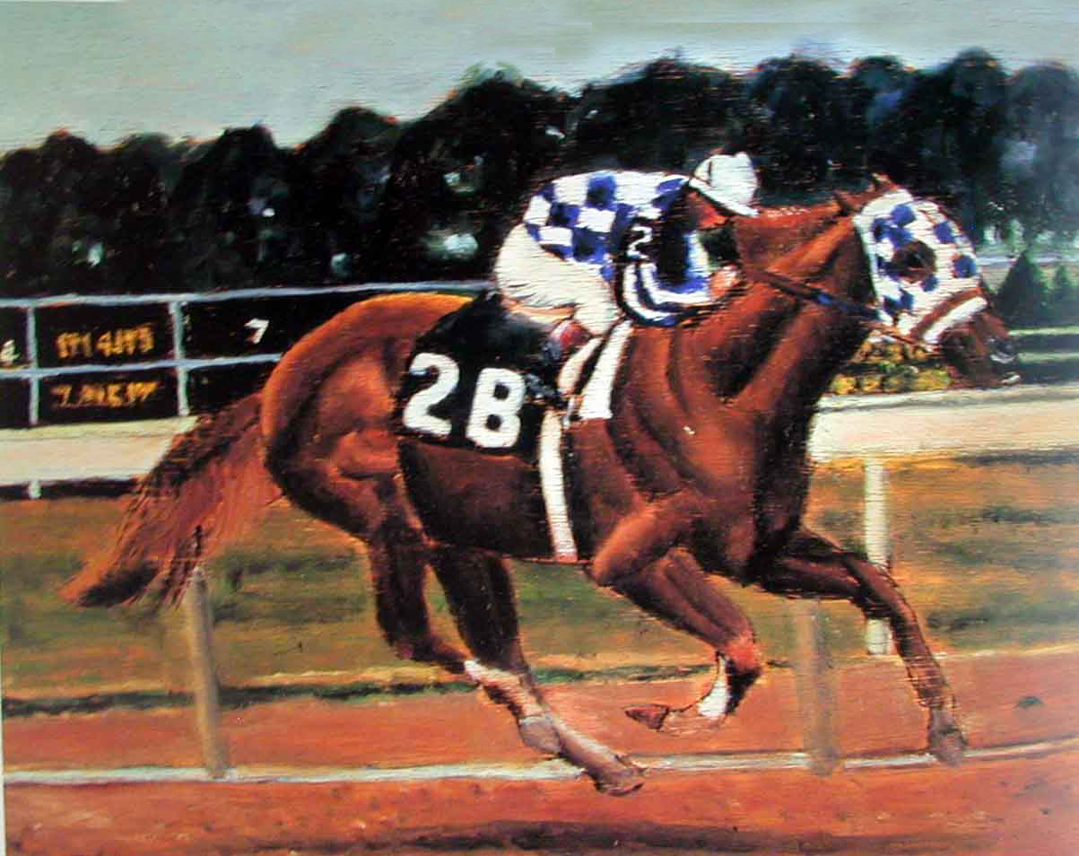 Horse Race Paintings and Canvas Wall Art Collection