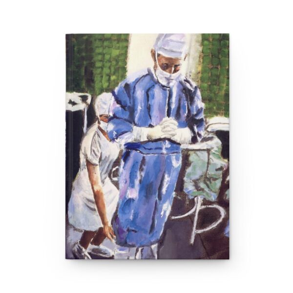 Elegant Original Art of Surgeon Hardcover Journal Dr. Joe Wilder's Art: Inspiring Surgeons Gift