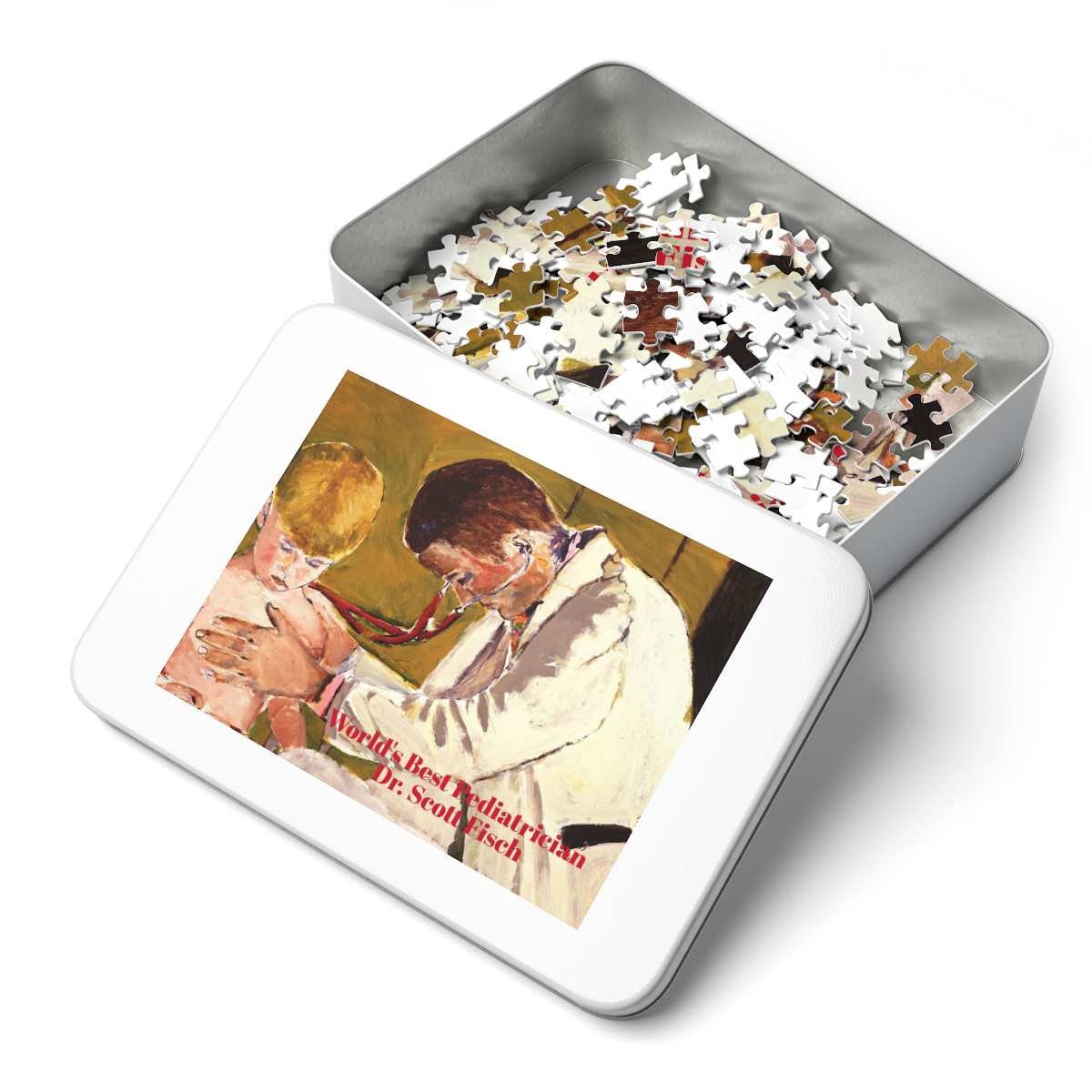 Gift for Your Pediatrician Personalized Puzzle $21.00